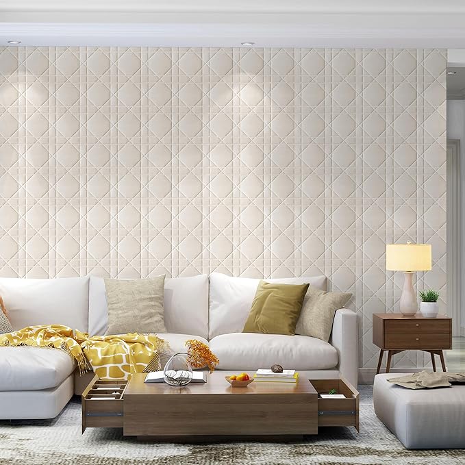 Velvet 3d wall panels for Interior wall Decor peel and stick, Soundproof - Image 2