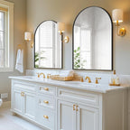 Arched Bathroom Mirror for Wall, HD Glass Over Sink for Bathroom - Image 4