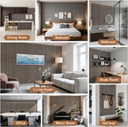 Wood Veneer Sound Panels, 10 Pack 47.2”x23.6” Wall Panels, Decorative Acoustic - Image 7