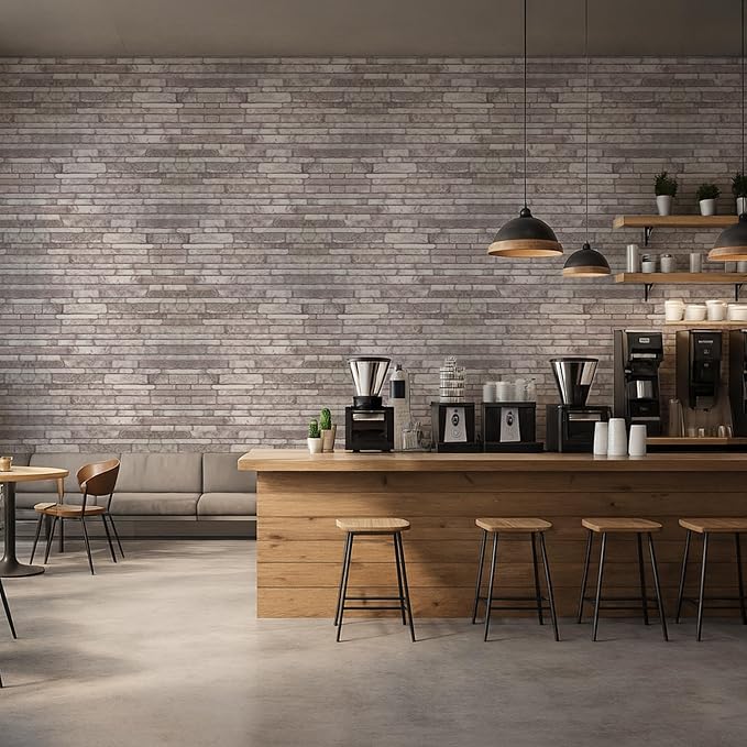 IZODEKOR 3D Wall Panels Brick Effect, Wall Cladding, Indoor&Outdoor, Stone Look - Image 8