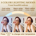 ROLOVE Vanity Mirror with Lights, LED Makeup Mirror, 10X Magnification - Image 4
