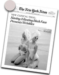 iHery Unframed Trendy Hot Girls NewsPaper Wall Art Prints, 12x16in Canvas Wall by iHery