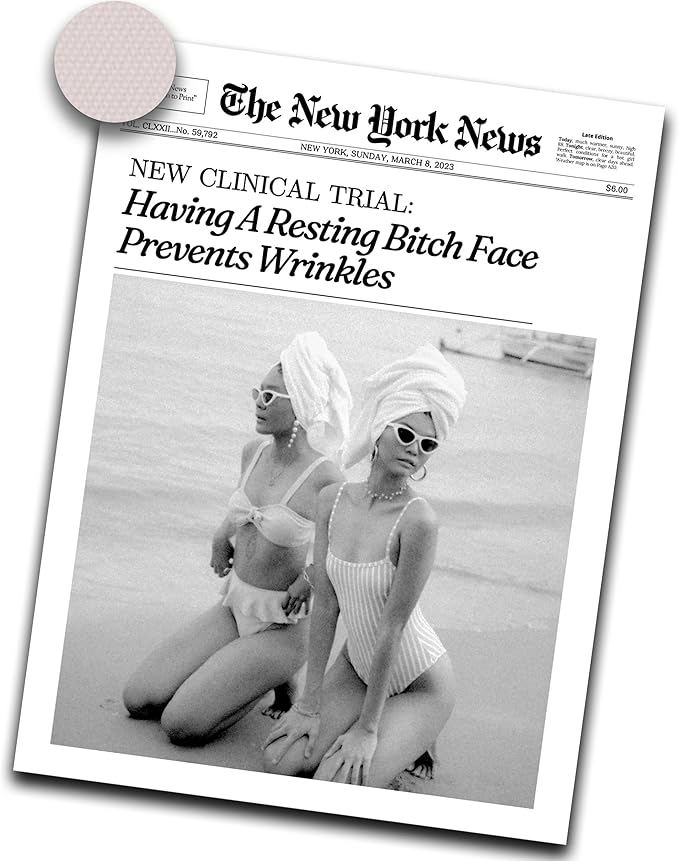 iHery Unframed Trendy Hot Girls NewsPaper Wall Art Prints, 12x16in Canvas Wall by iHery