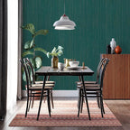 Teal Grasscloth Peel and Stick Wallpaper Texture Contact Paper 15.7" X 120" - Image 6