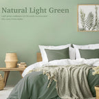 Dimoon 17.7''x393'' Peel and Stick Wallpaper Light Green Contact Paper - Image 7