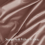 NICETOWN Room Darkening Dusty Pink Velvet Curtains 96 inch Length - Image 4