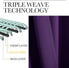 NICETOWN Thermal Insulated Blackout Draperies Curtains, Triple Weave Home - Image 4