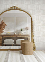 RoomMates Beige Dimensional Square Plaster Peel and Stick Wallpaper, RMK12680PLW - Image 3