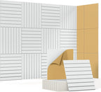 Waister 12 Pack Soundproof Wall Panels, 0.47 inch Thicker High Density Acoustic by Waister