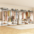 ONBRILL L7 Wall Mounted Industrial Pipe Clothing Rack – Heavy Duty Modular - Image 2