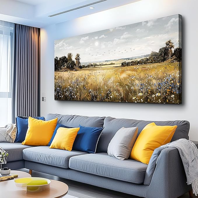 KELIYUAN Canvas Wall Art For Living Room Farmhouse Wall Decor For Bedroom by KELIYUANART