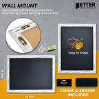 Better Office Products Magnetic Wall Chalkboard, Large Size 18" x 24", Rustic - Image 4