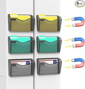 samstar 6 Pack Magnetic File Holder, Mesh Wall File Organizer File Pocket Mail by Samstar