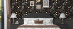 Vintage Adhesive Shelf Liner Contact Paper, 17.5" x 78" Black Floral Theme - Image 7