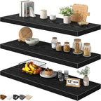 QEEIG 12" Deep Floating Shelves by QEEIG