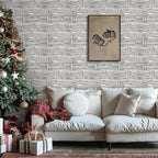 COMSTICKC Peel and Stick Faux Stone Wall Sticker Wall Panels, Not Real Stone - Image 2