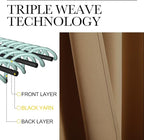NICETOWN Sleek Blackout Curtains 102 inches Length - Image 4