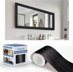 TIANLDD 27 FT Wood Grain Wallpaper Border, Removable Waterproof Mirror Border by TIANLDD