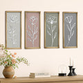 Product Elevations 3D Bathroom Art Set of 4 – Wooden Framed Wall Art by ProductElevations