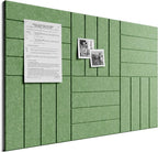 Bumusty Large Cork Board Alternative-36 x 24" Felt Bulletin Board Tiles by BUMUSTY