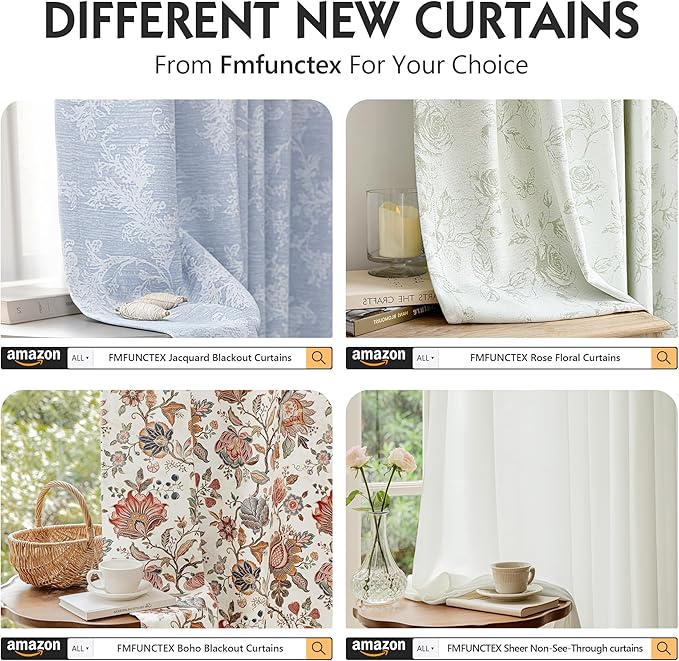 FMFUNCTEX 100% Blackout Curtains - Image 8