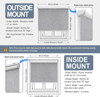 Cordless Roller Shades Blackout Blinds - Image 6