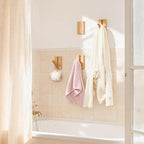 Wall Hooks for Small Space: Foldable Natural Wooden Coat Hooks 4Pack for - Image 9