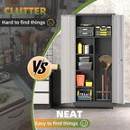 Metal Garage Storage Cabinet - Image 8