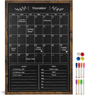Chalkboard Calendar for Wall by Marribol