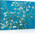 Van Gogh Canvas Wall Art: Almond Blossom Oil Painting Flower Picture by 1KINGO