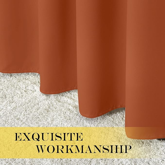 NICETOWN Blackout Doorway Curtain Drape 78 inch Long - Image 7