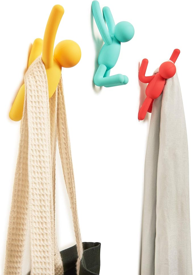 Umbra Buddy Wall Hooks – Decorative Wall Mounted Coat Hooks - Image 8