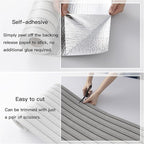 Peel and Stick PVC Slat Wall Panels, Wood Grain Self-Adhesive Soundproof - Image 5