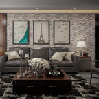 10PCS 3D Wall Panels Peel and Stick 3D Brick Wallpaper Peel and Stick Faux - Image 3