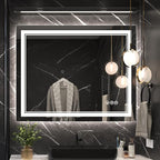 Ratsamee 40x32 Inch Led Mirror for Bathroom by RATSAMEE