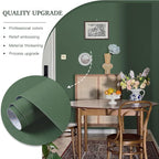 Dimoon 17.7''x393'' Peel and Stick Wallpaper Green Contact Paper - Image 8