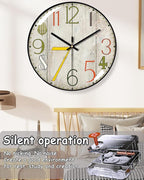 Decorative Wall Clocks Batterys Operated, Retro Wall Clock - Image 2