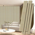 4 Pack Wood Panels for Wall, 106.3" × 11" Wood Slat Acoustic Panels, Soundproof by Ritollo