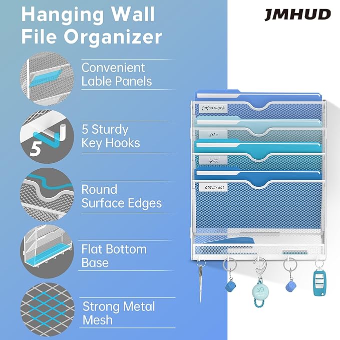 5 Tier Wall File Organizer - Image 5