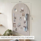 Large Arched Felt Bulletin Board - Image 2