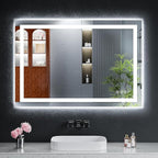 38"x26" LED Bathroom Mirror by MYSUNORIA