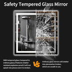 30"x30" LED Bathroom Mirror - Image 6