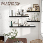 Venusmiles Floating Shelves for Wall 36 inch Long, Engineered Wood Wall Shelves - Image 2
