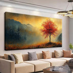 Suconvng Modern Canvas Art Wall Decor Tree Painting Aesthetic Home Decorations by Suconvng