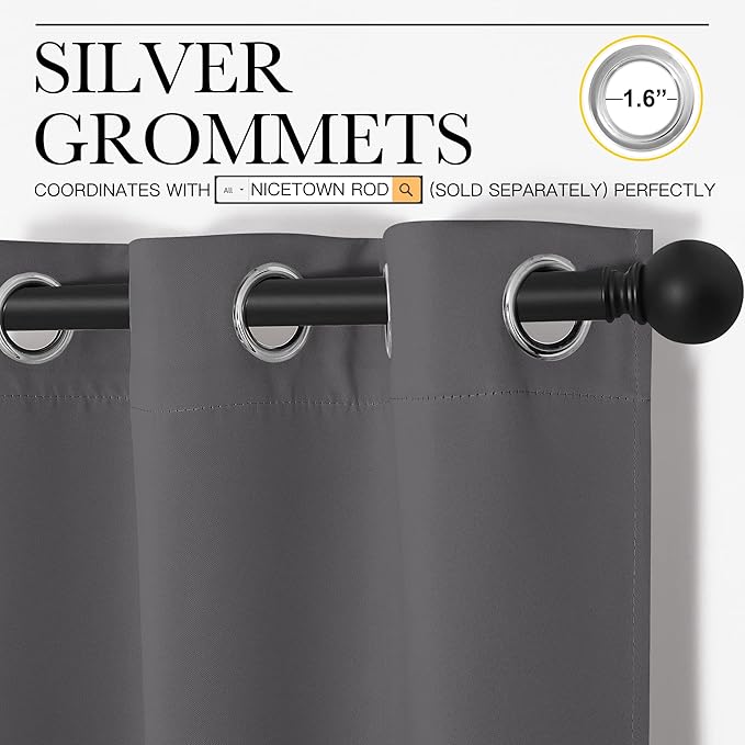 NICETOWN Doorway Curtain Privacy, Door Cover Curtain, Sound Reducing Winter - Image 5