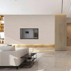 15.75"x787.4" Beige Grasscloth Wallpaper Peel and Stick Removable Textured Wall - Image 8