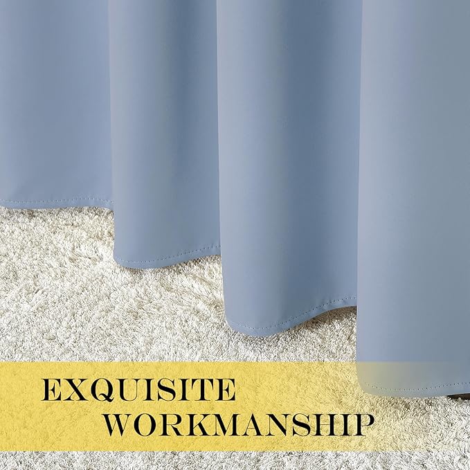 NICETOWN Blackout Curtain Drape 72 inch Long - Image 5