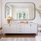 Bathroom Mirror for Wall, Large Bathroom Vanity Mirror for Over Sink 35 x 60 - Image 7