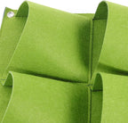 ZOENHOU 2 Pack Total 36 Roomy Pockets Green Vertical Garden Planter, - Image 3