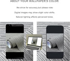 Grasscloth Textured Wallpaper Gray Peel and Stick 24inX393in Fabric Wall Paper - Image 4